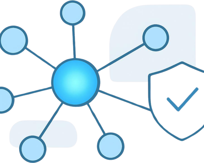 A professional illustration representing connection and trust, perfectly suited for a guide on ethical lead generation for personal brands.