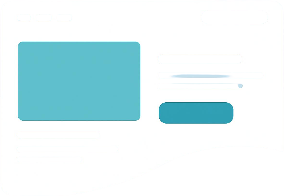A clean, minimalist layout representing the core design elements of what makes a high-converting landing page.