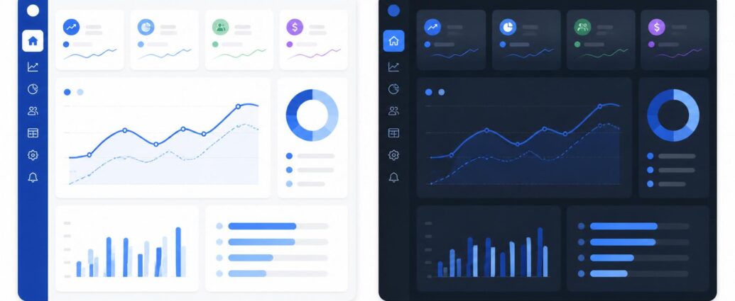 A side-by-side dashboard comparison illustrating our FunnelCockpit vs ClickFunnels review for marketing automation tools.