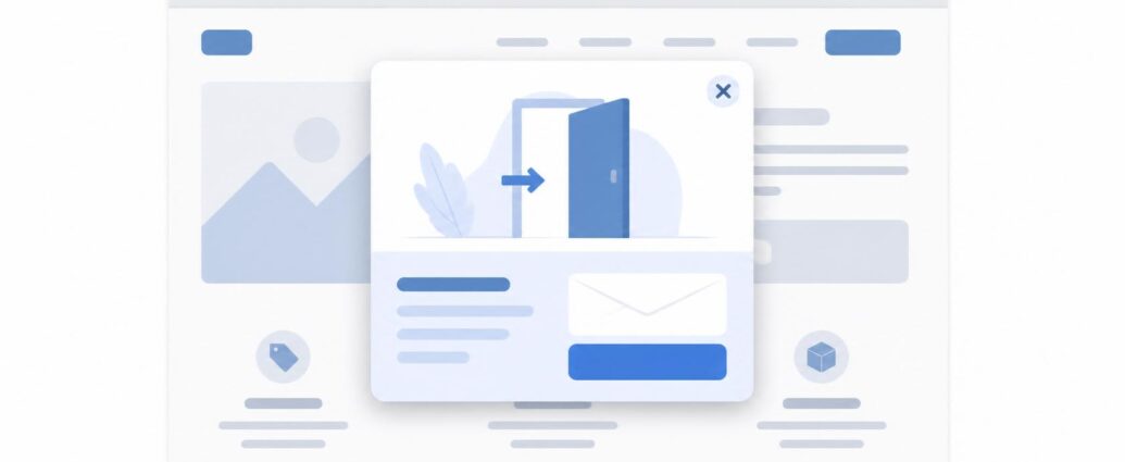 Exit-intent popup used in FunnelCockpit to recover lost sales.