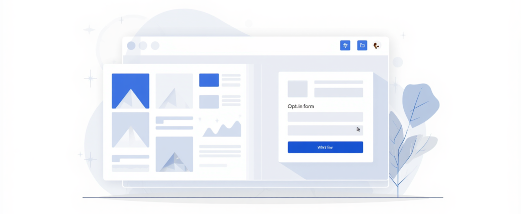 Step-by-step visual guide to creating your first landing page in FunnelCockpit.