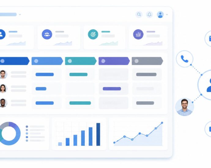 Using FunnelCockpit CRM to manage your coaching leads effectively.